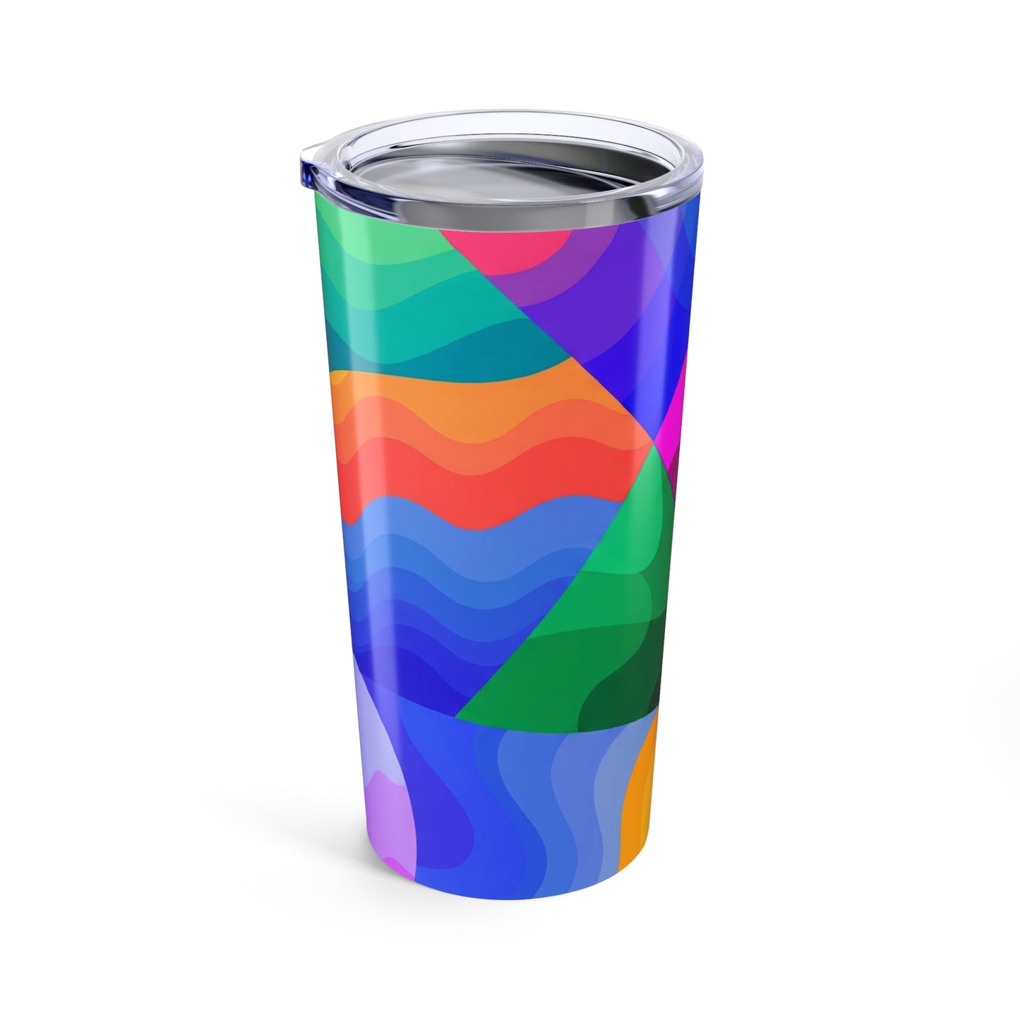 20oz Stainless Steel Tumbler Double Wall Vacuum Insulated Leakproof Durable Printed Hot Cold Travel Mug With Lid