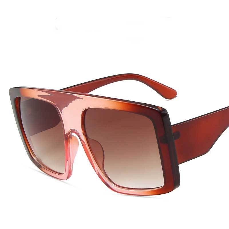 Womens Mens Sunglasses Large Frame Fashion Retro Full Frame Eye Wear Material AC Lens UV Protection Sunglasses