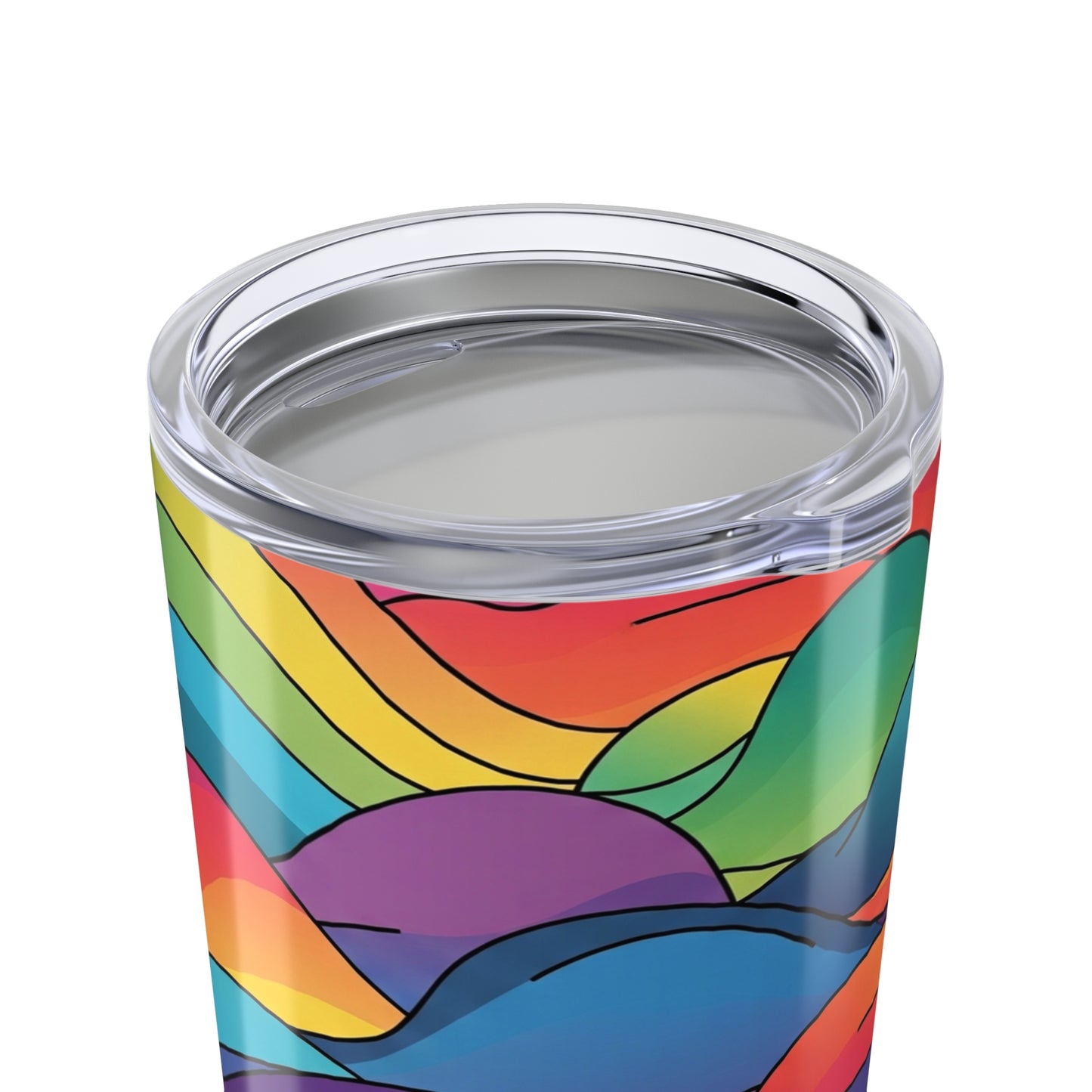 20 Oz Stainless Steel Water Bottle With Double Wall Vacuum Insulation And Spill Resistant Printed Travel Mug