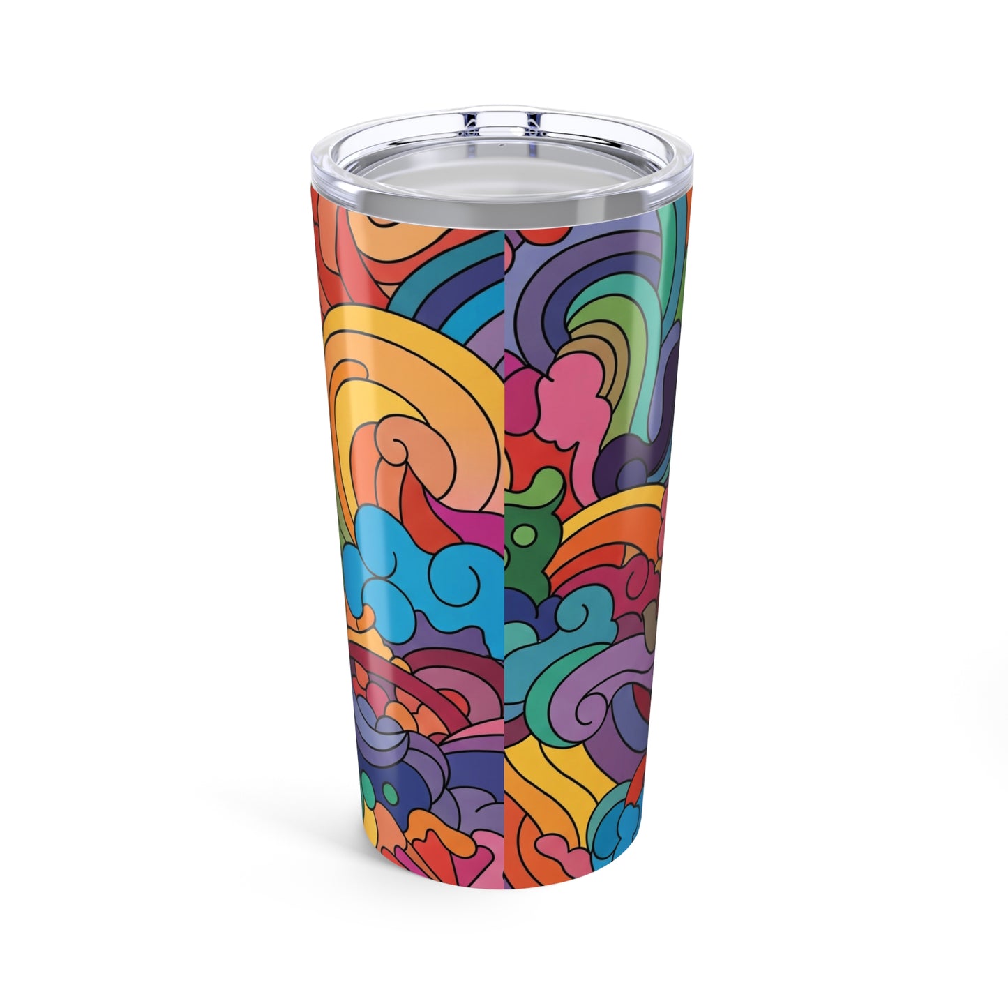 20oz Stainless Steel Travel Mug With Double Wall Vacuum Insulation Leak Proof Tumbler For Hot And Cold Beverages