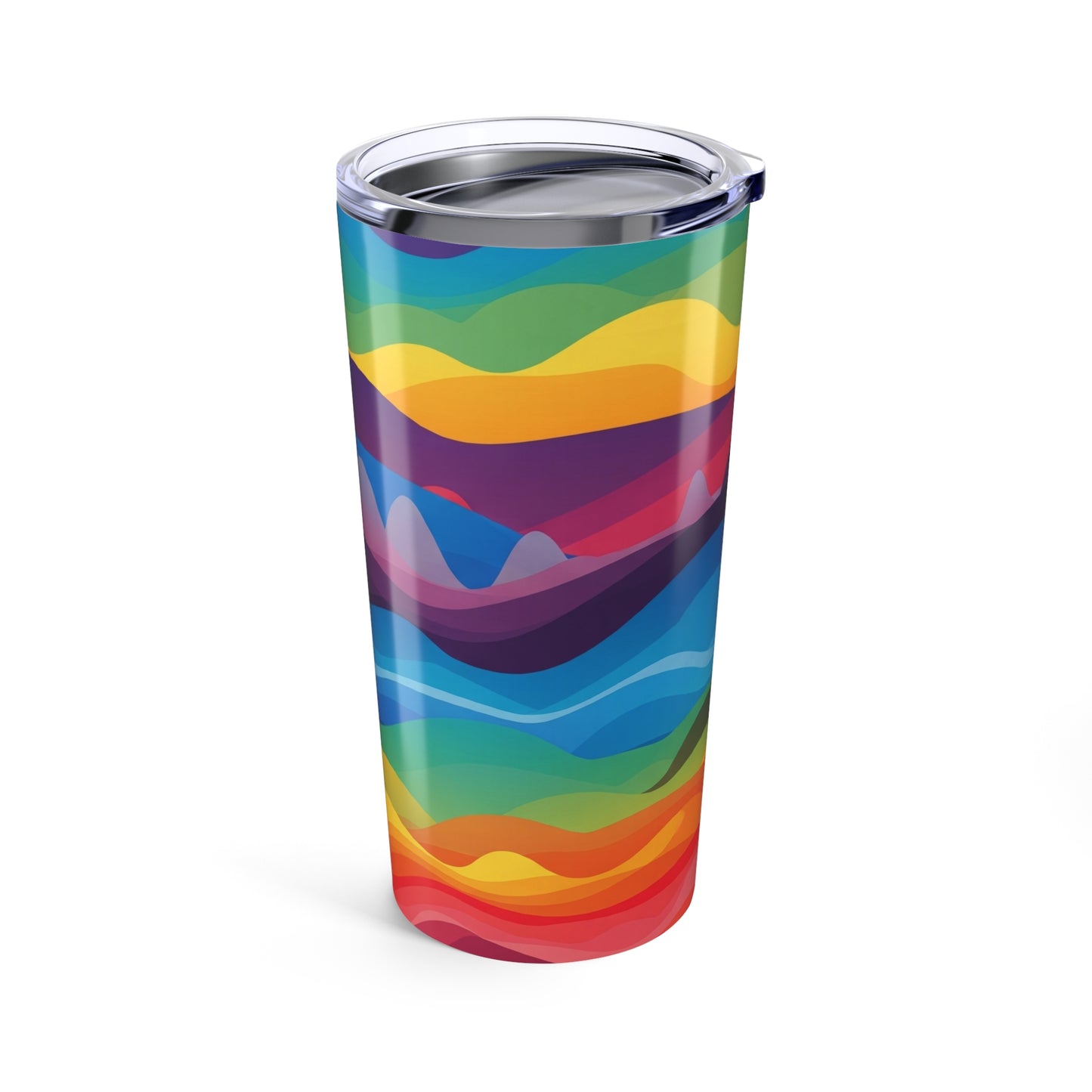 20oz Stainless Steel Travel Tumbler With Printed Design Double Wall Vacuum Insulated Leak Proof For Hot Beverages