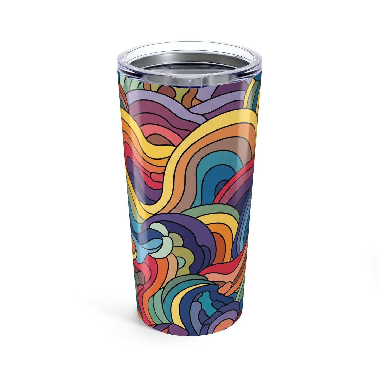 20oz Stainless Steel Travel Mug With Double Wall Vacuum Insulation Keeps Drinks Hot Or Cold Leak Proof Durable Cup