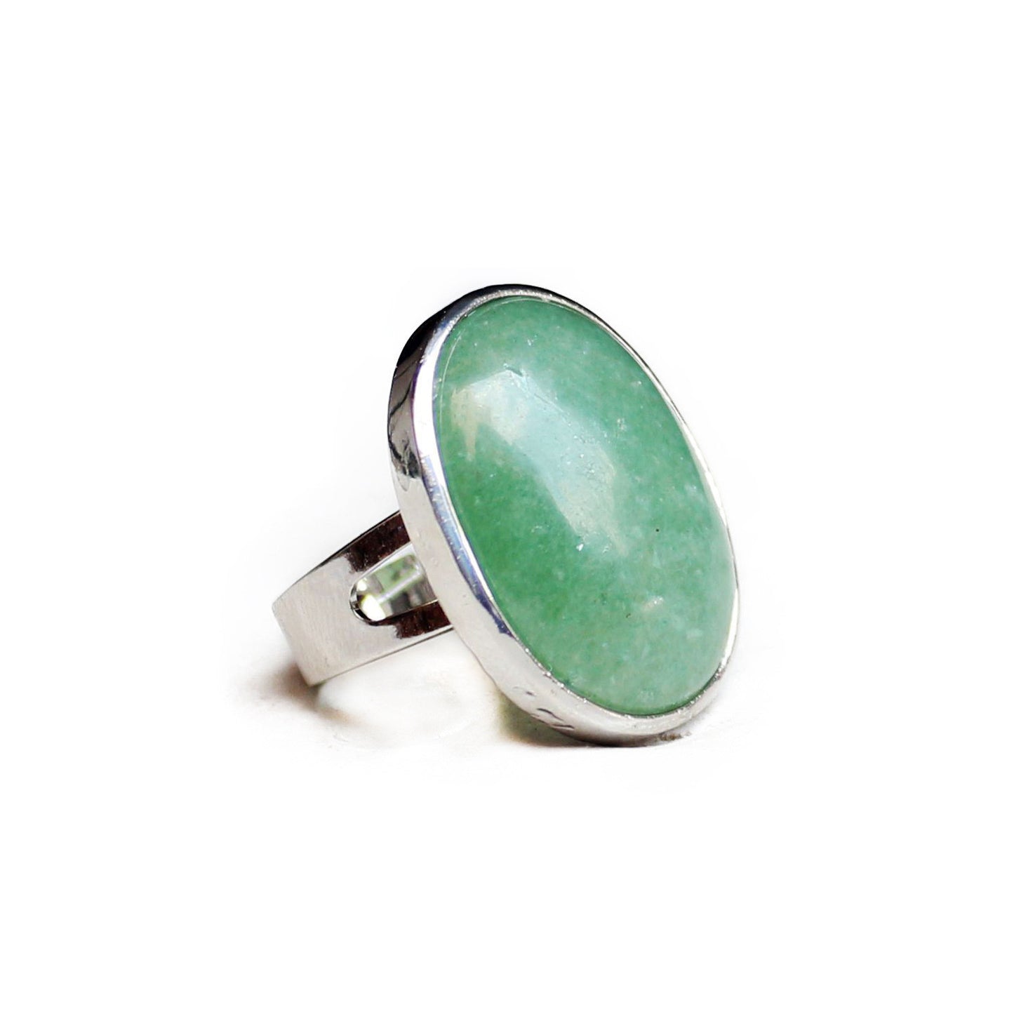 Pink Crystal Ring Unisex Oval Geometric Engagement Gift