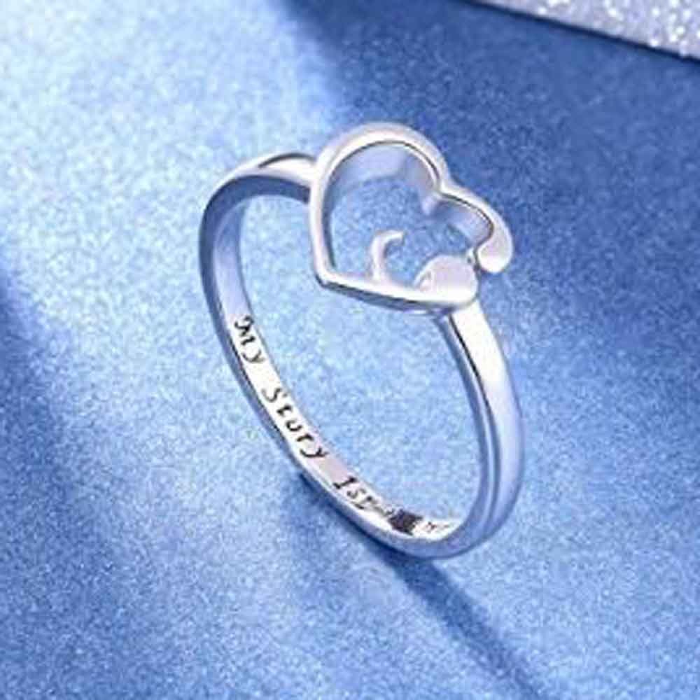Titanium Steel Simple Fashion Ring Geometric Design Electroplated European Style Jewelry For Women Elegant Ring