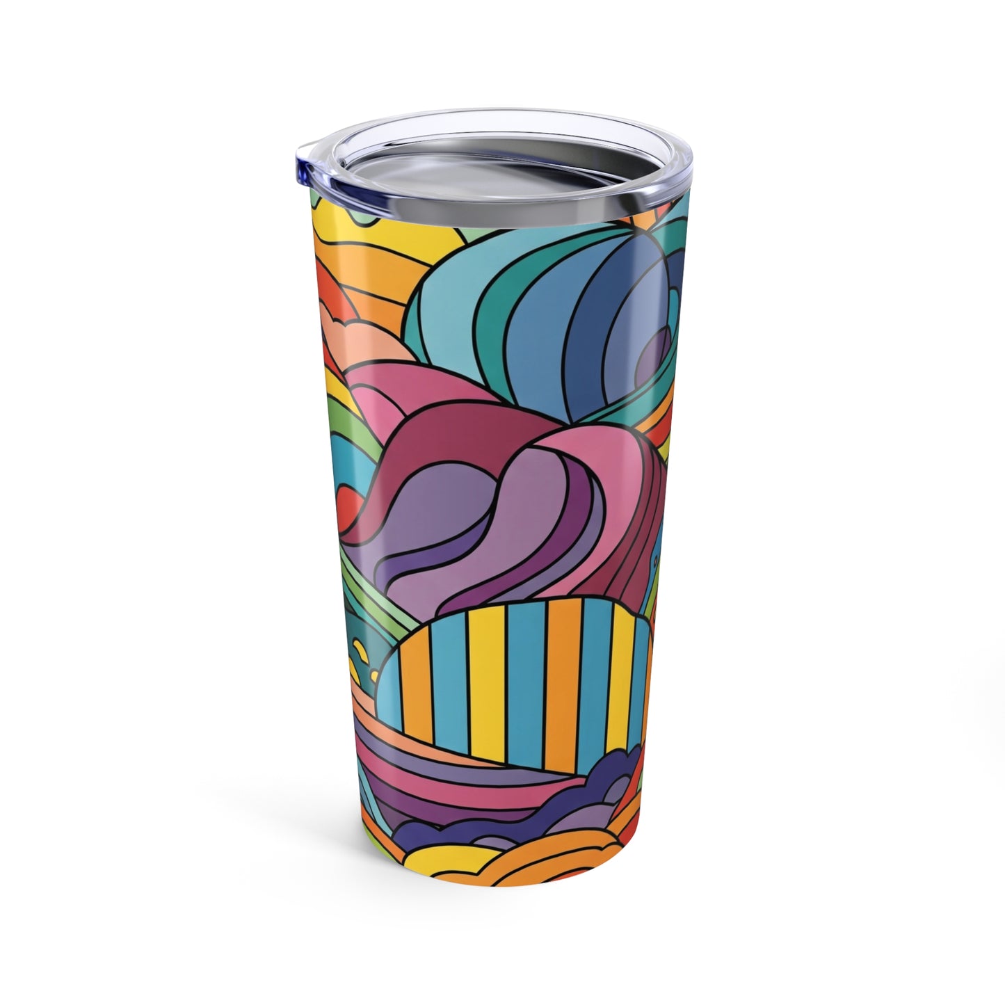 20oz Stainless Steel Travel Tumbler With Double Wall Vacuum Insulation Leak Proof Design For Hot Or Cold Beverages