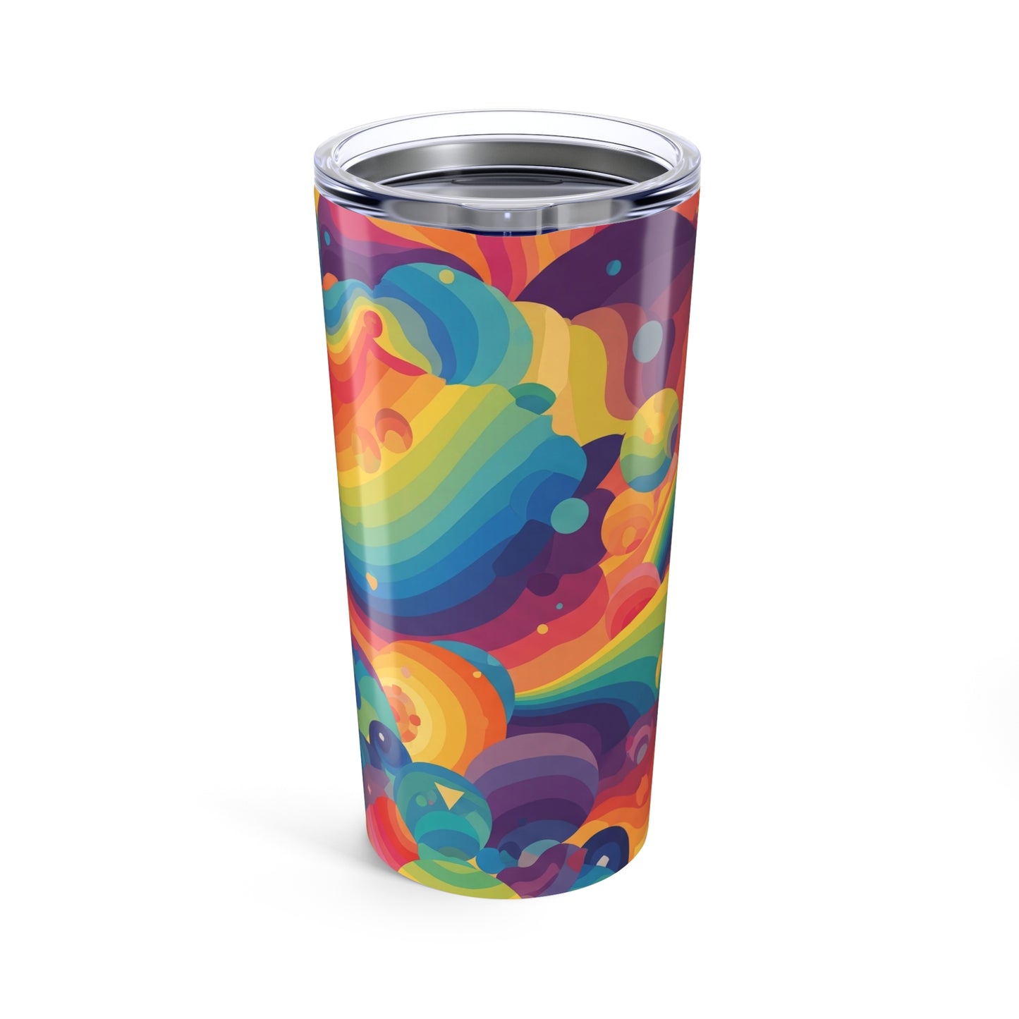 20oz Stainless Steel Tumbler With Double Wall Vacuum Insulation Spill Resistant Printed Design Travel Mug Everyday