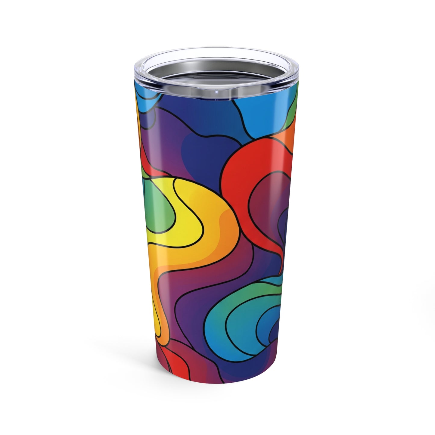 20 Oz Stainless Steel Tumbler With Double Wall Vacuum Insulation Art Print Dishwasher Safe Leak Proof Travel Mug