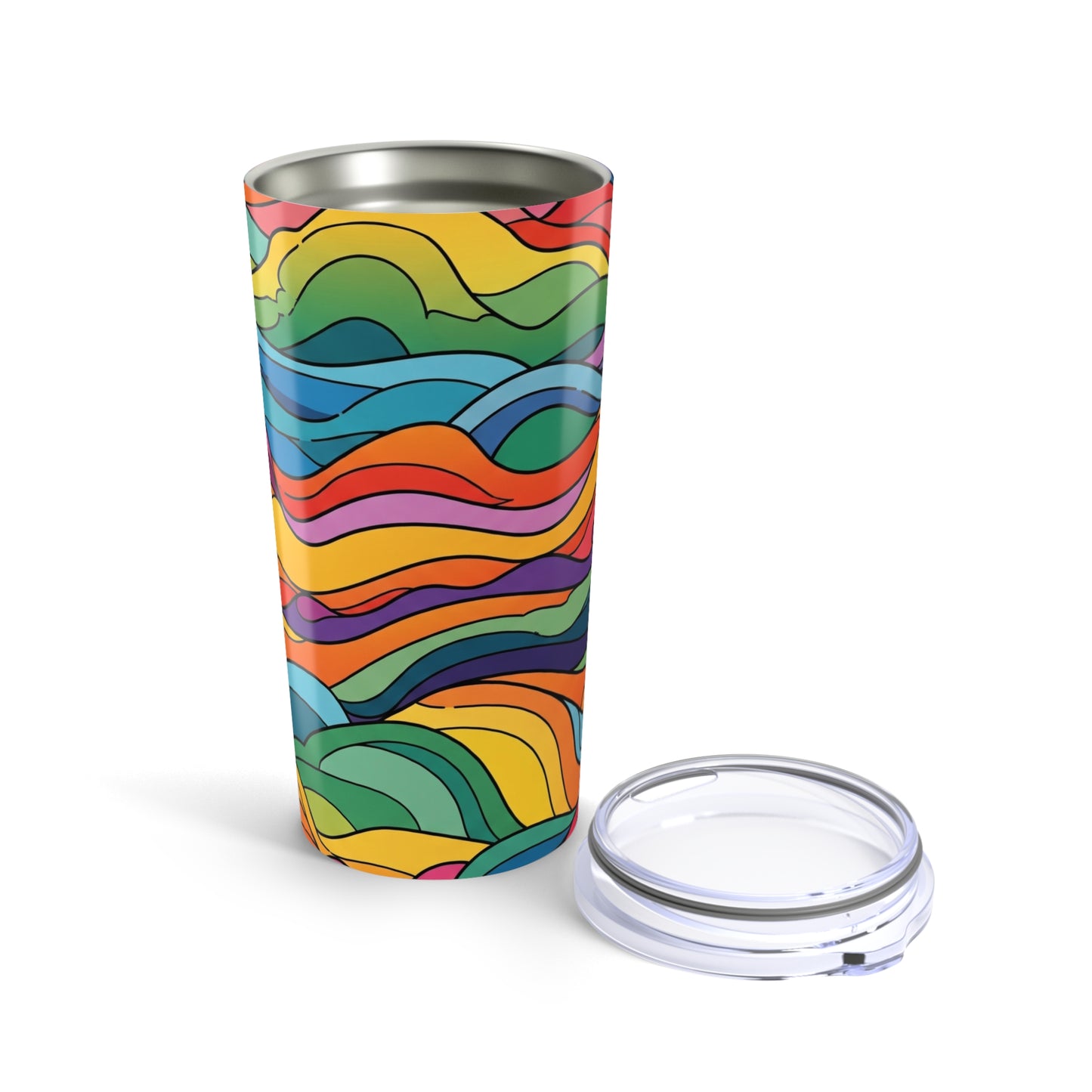 20oz Stainless Steel Tumbler Double Wall Vacuum Insulation Leak Proof Travel Mug For Hot And Cold Drinks