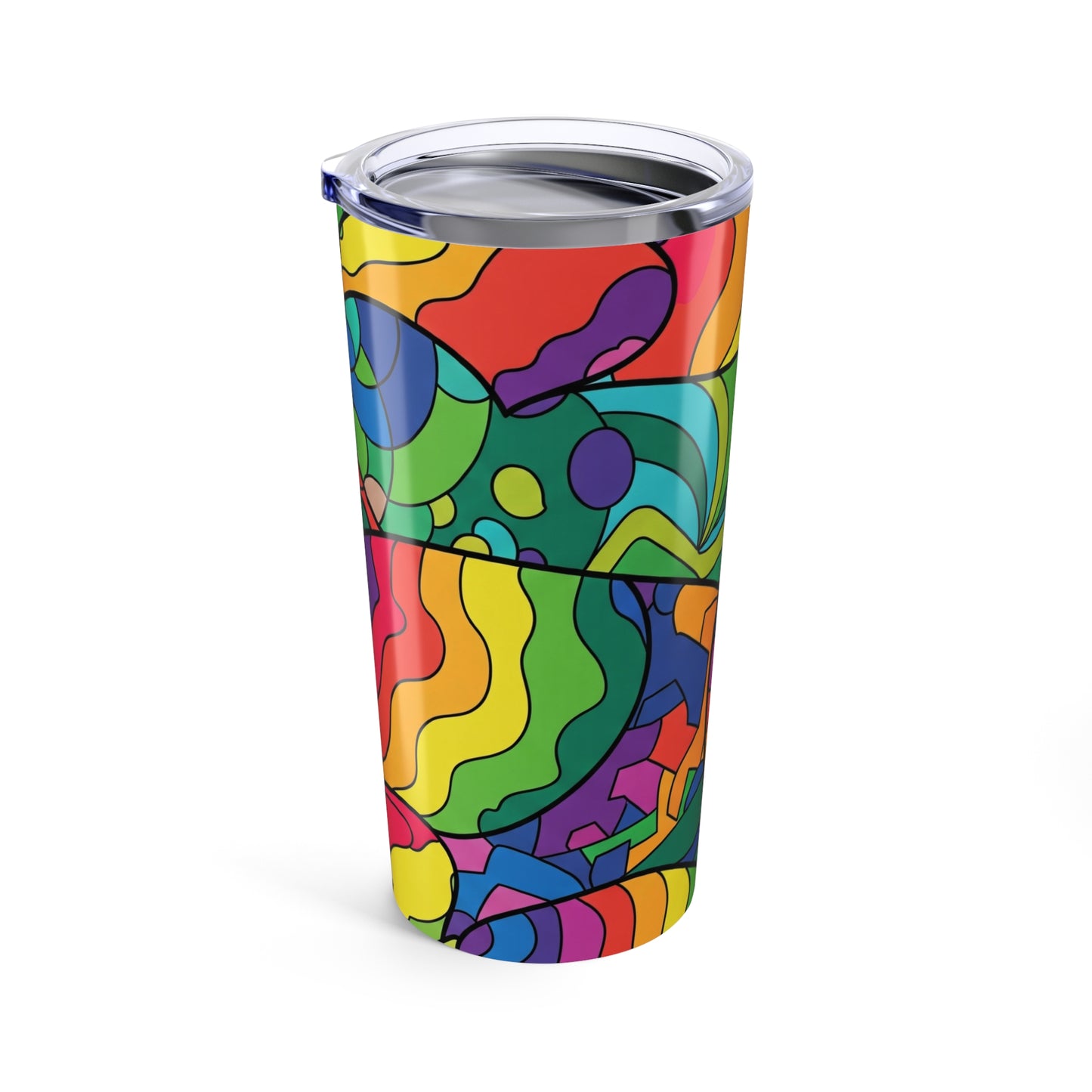 20 Oz Stainless Steel Travel Mug With Double Wall Vacuum Insulation Spill Resistant And Dishwasher Safe Printed