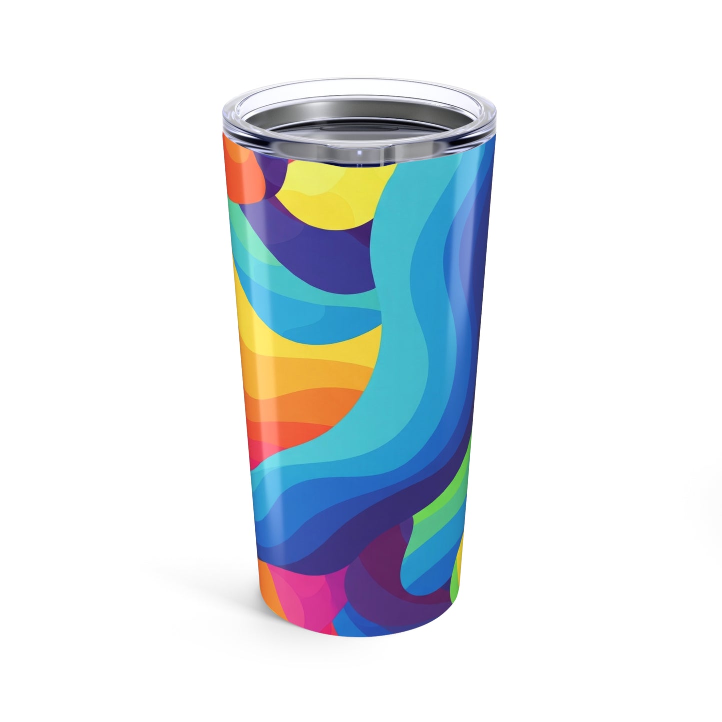 20oz Stainless Steel Tumbler With Double Wall Vacuum Insulated Leak Proof Travel Mug For Hot Or Cold Beverages