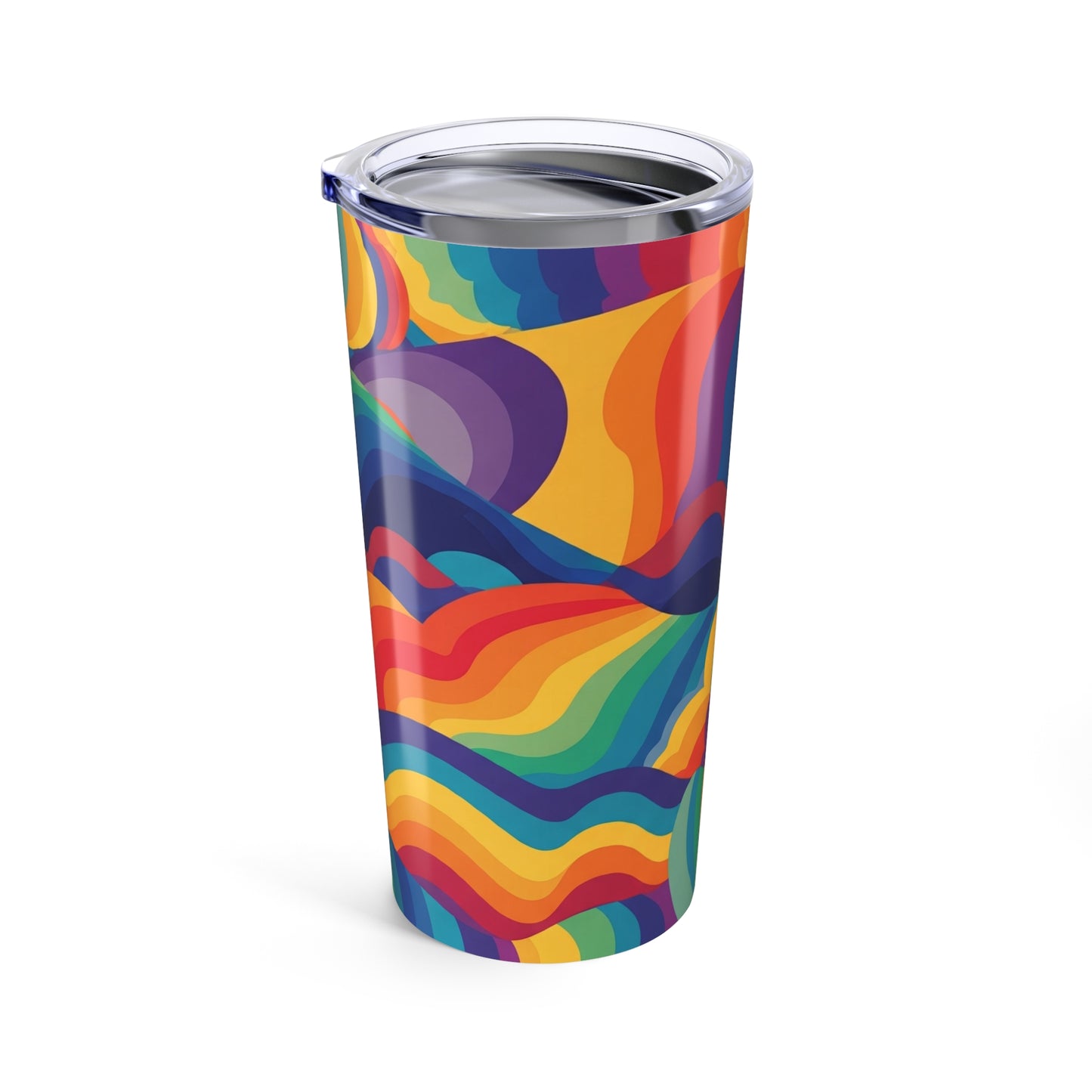 20 Oz Stainless Steel Tumbler With Double Wall Vacuum Insulation Spill Resistant Travel Coffee Mug With Printed