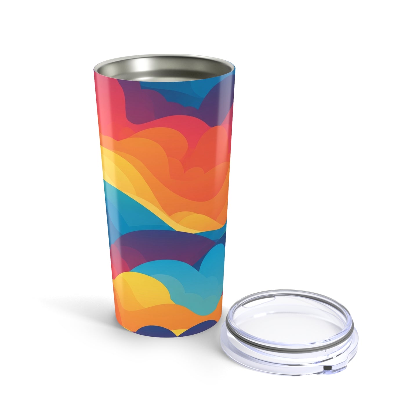 20oz Stainless Steel Tumbler With Double Wall Vacuum Insulation And Spill Resistant Travel Mug For Hot Or Cold