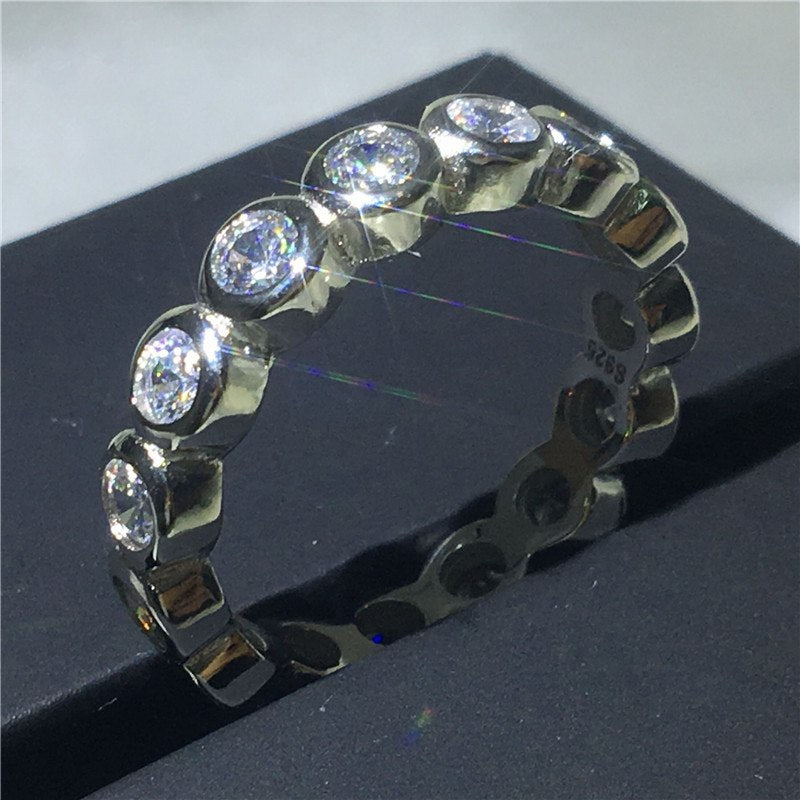 Durable Alloy Wedding Ring For Him And Her Engagement Band