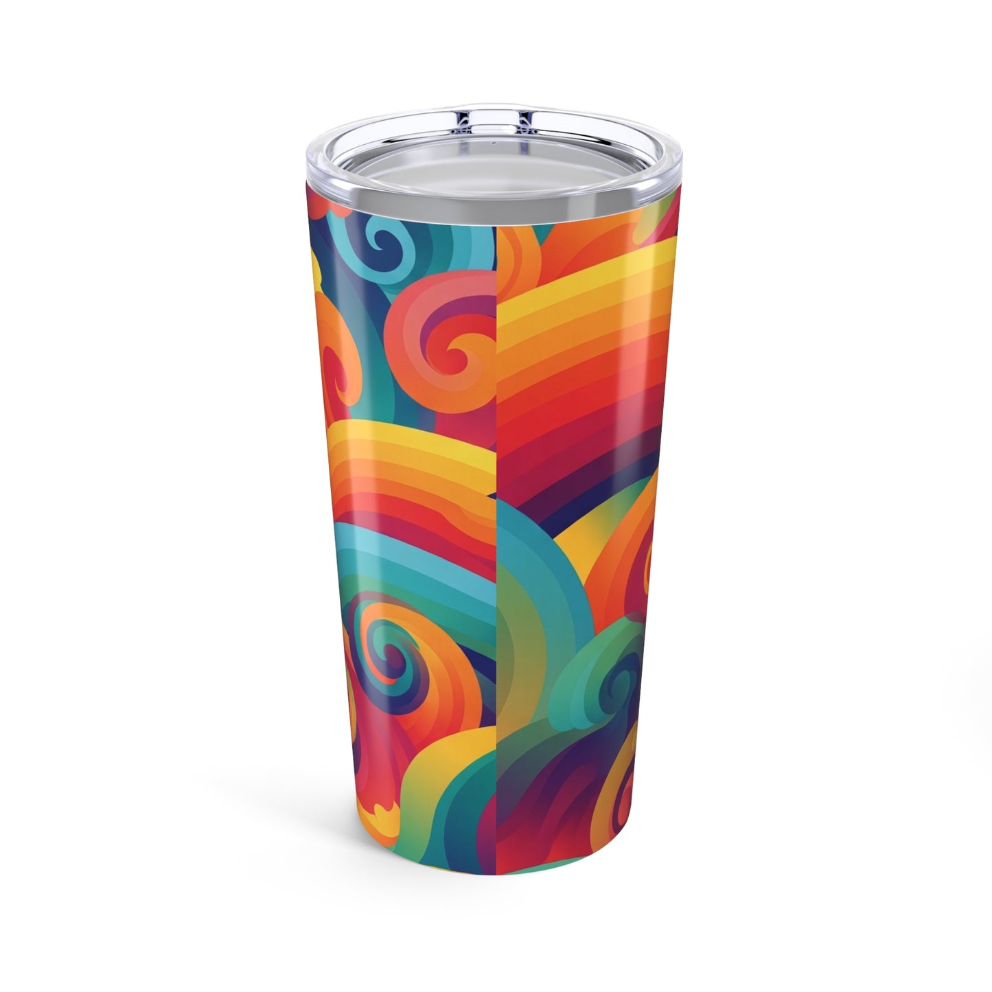 20oz Stainless Steel Tumbler With Double Wall Vacuum Insulation Leak Proof Travel Mug Featuring Printed Artistic