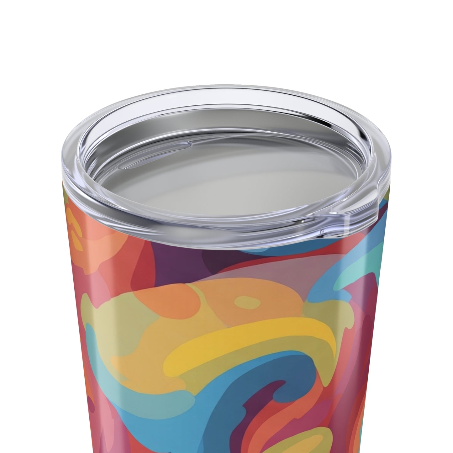 20oz Stainless Steel Travel Tumbler With Double Wall Vacuum Insulation Spill Resistant Durable Printed Design