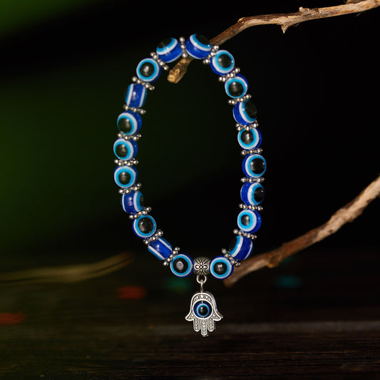 Handmade Personalized Wishing Bracelet Adjustable Alloy Resin Elastic Rope Friendship Charm Bracelet For Women