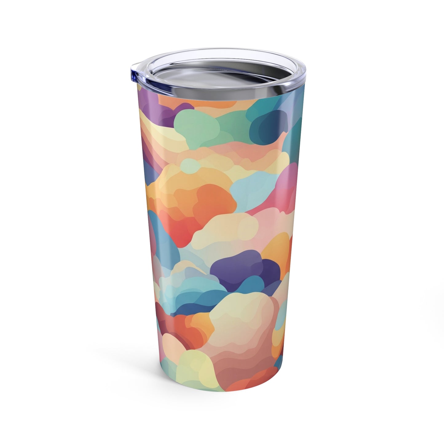 20oz Stainless Steel Printed Tumbler With Double Wall Vacuum Insulation Leak Proof Durable Hot Cold Travel Mug