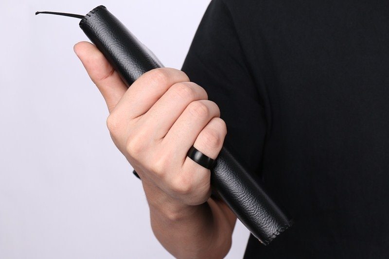 Mens Titanium Wedding Band 8mm Matte Black Ring Classic Round Engagement Jewelry Decoration For Men Ring Rings