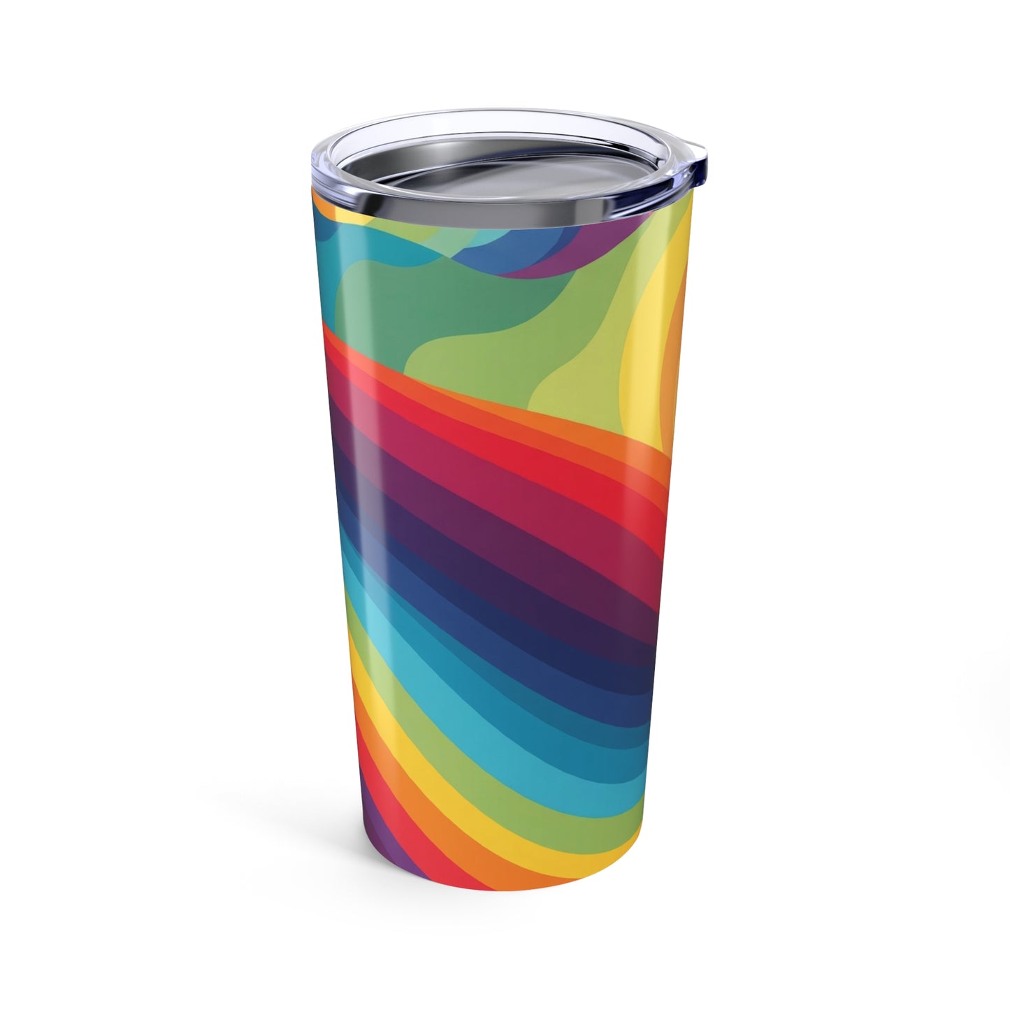 20 Oz Steel Insulated Tumbler With Lid Spill Resistant Travel Mug BPA Free Durable Printed For Hot Or Cold Drinks