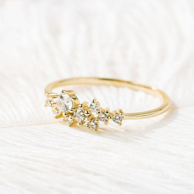 Alloy Metal Ring Fashion Jewelry Statement Ring For Women And Girls Trendy Korean Style New Trendy Accessory For Women