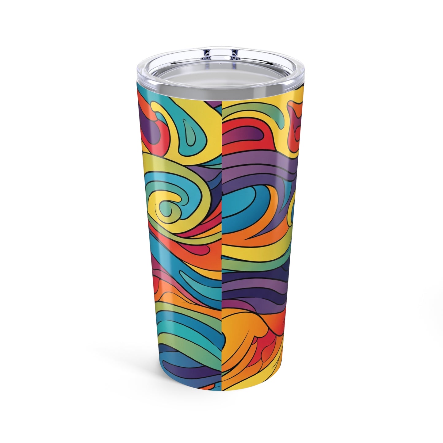 20oz Steel Tumbler With Double Wall Vacuum Insulation Leak Proof Durable Thermal Printed Coffee Cup For Travel