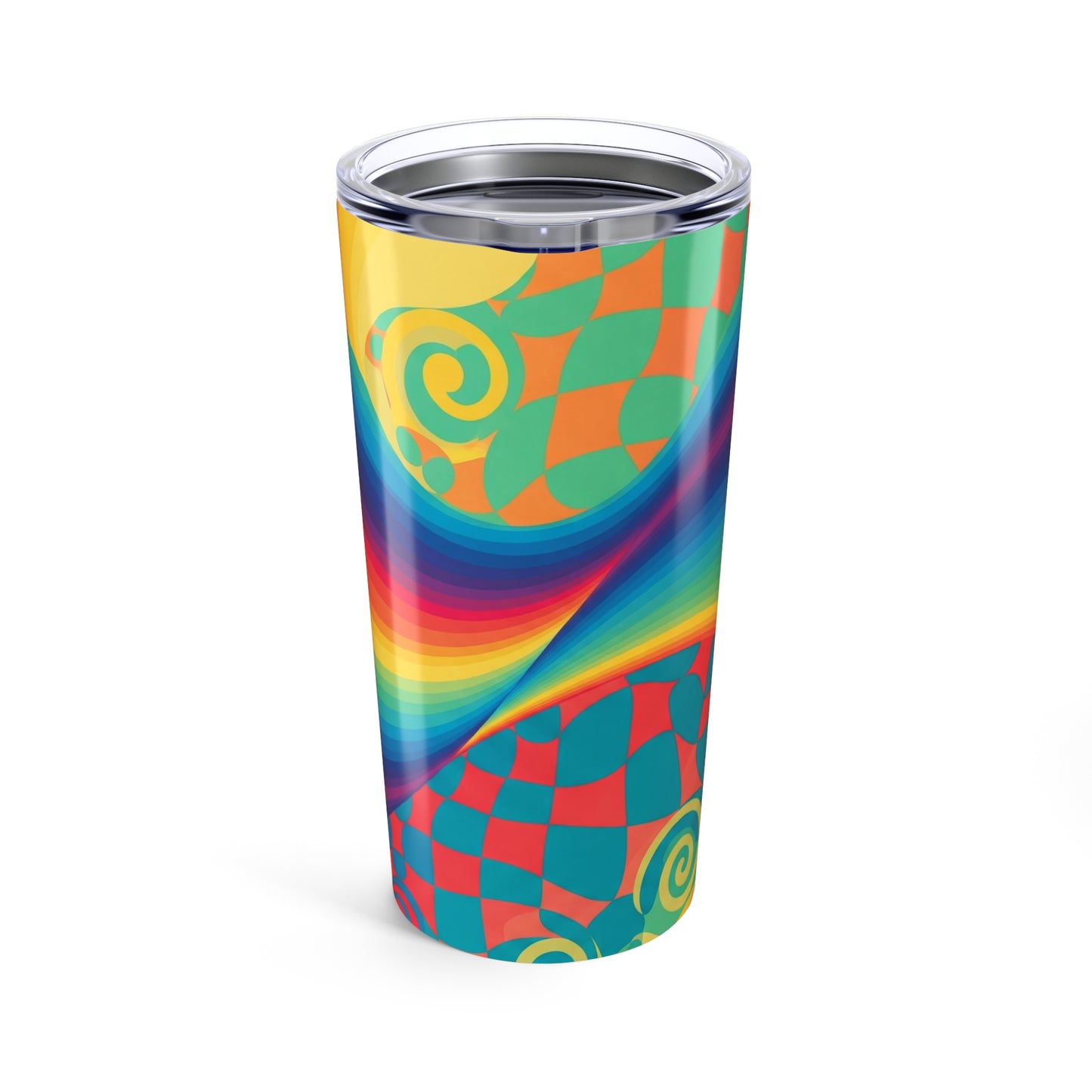 20oz Stainless Steel Tumbler With Double Wall Vacuum Insulation For Hot Or Cold Beverages And Spill Resistant Lid