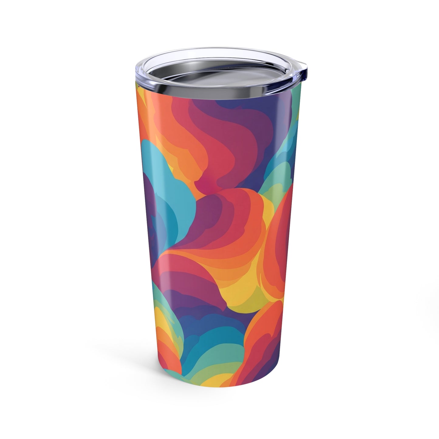 20oz Stainless Steel Tumbler With Double Wall Insulation And Spill Resistant Lid For Hot Or Cold Beverages On The