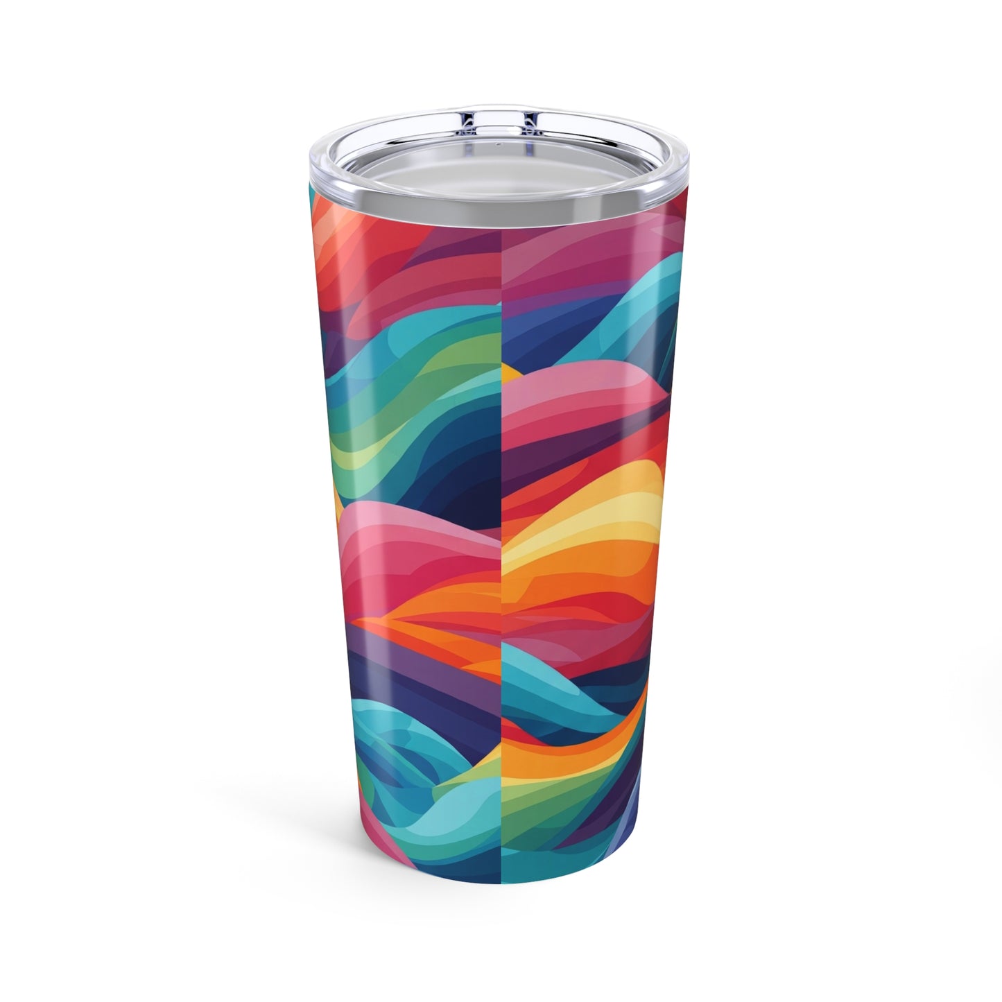 20oz Stainless Steel Travel Mug With Double Wall Vacuum Insulation Leak Proof Lid Durable Printed Beverage Tumbler