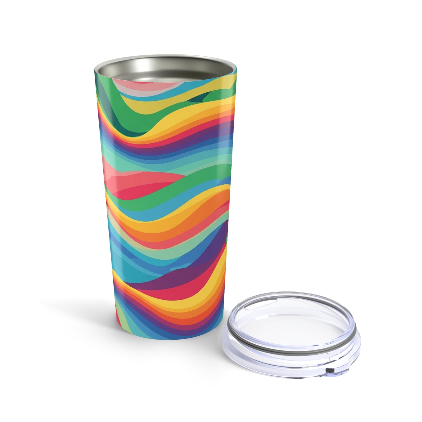 20oz Stainless Steel Tumbler with Double Wall Vacuum Insulation and Spill Resistant Travel Mug for Hot or Cold