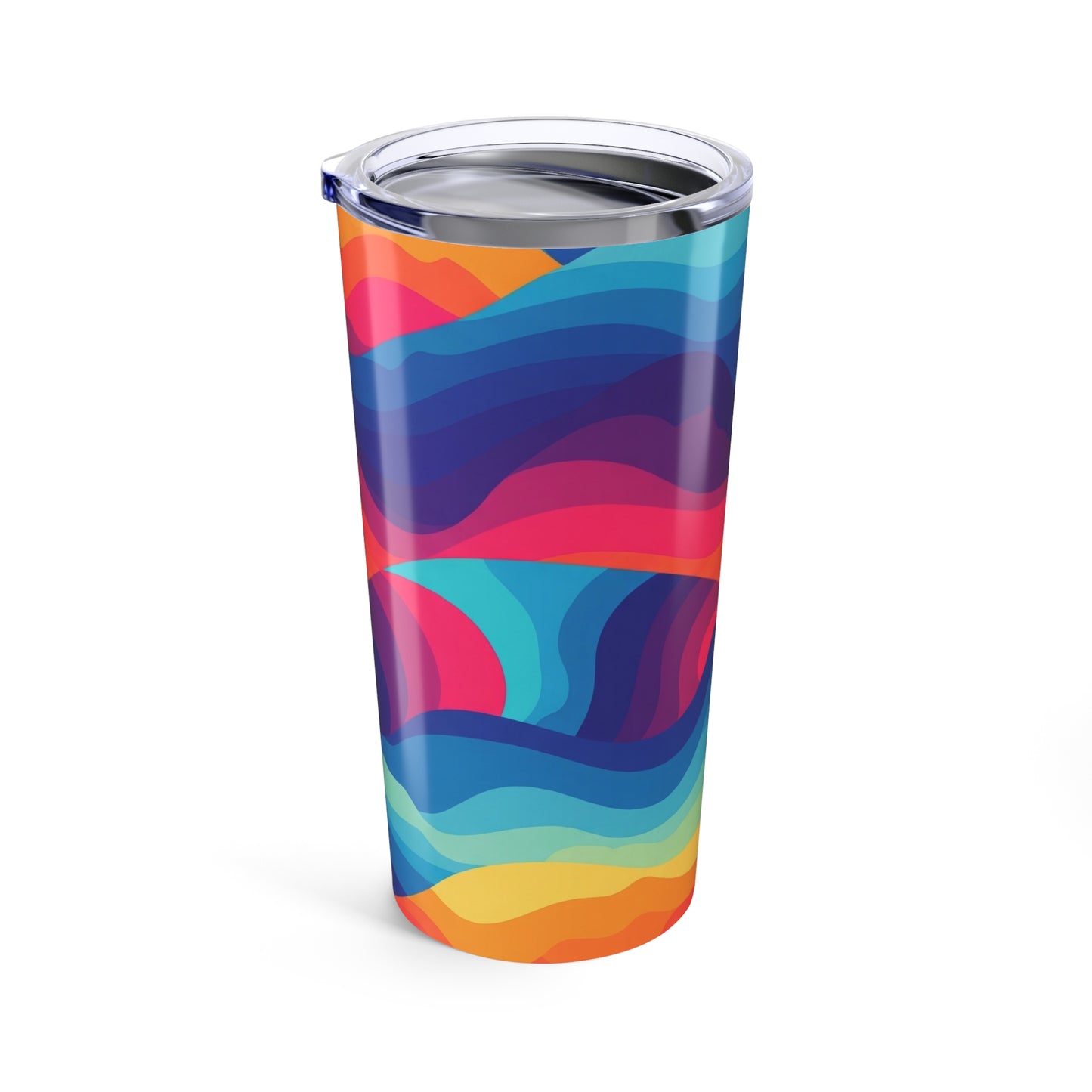 20oz Stainless Steel Printed Tumbler With Double Wall Vacuum Insulation Spill Resistant Dishwasher Safe Daily Use