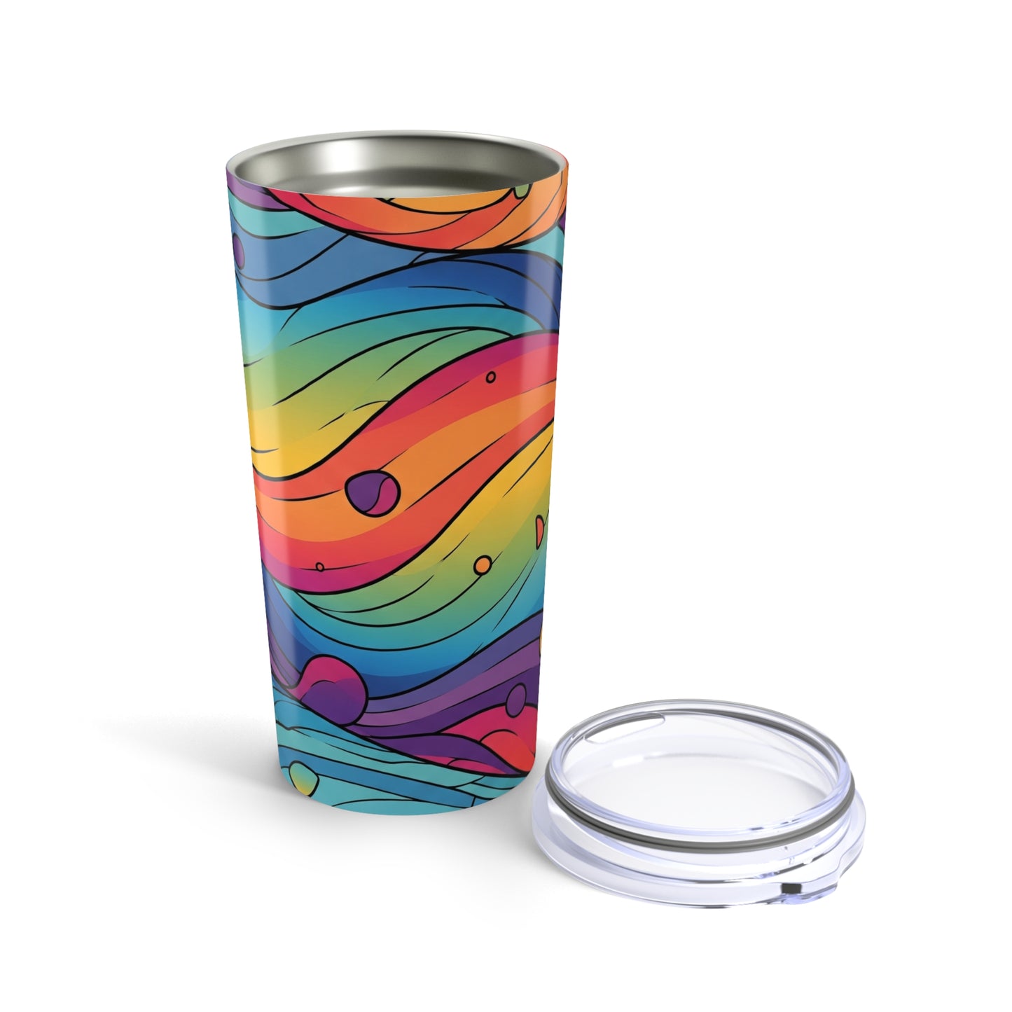 20oz Stainless Steel Tumbler With Double Wall Vacuum Insulation Leak Proof BPA Free Hot Or Cold Drinks Dishwasher