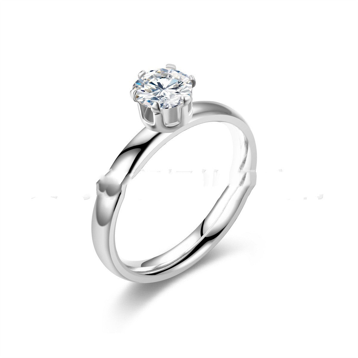 Stainless Steel Cat Ear Couple Ring Set For Women Polished Band 2mm Thick 4mm Wide Cute Jewelry For Women Lovers Gift