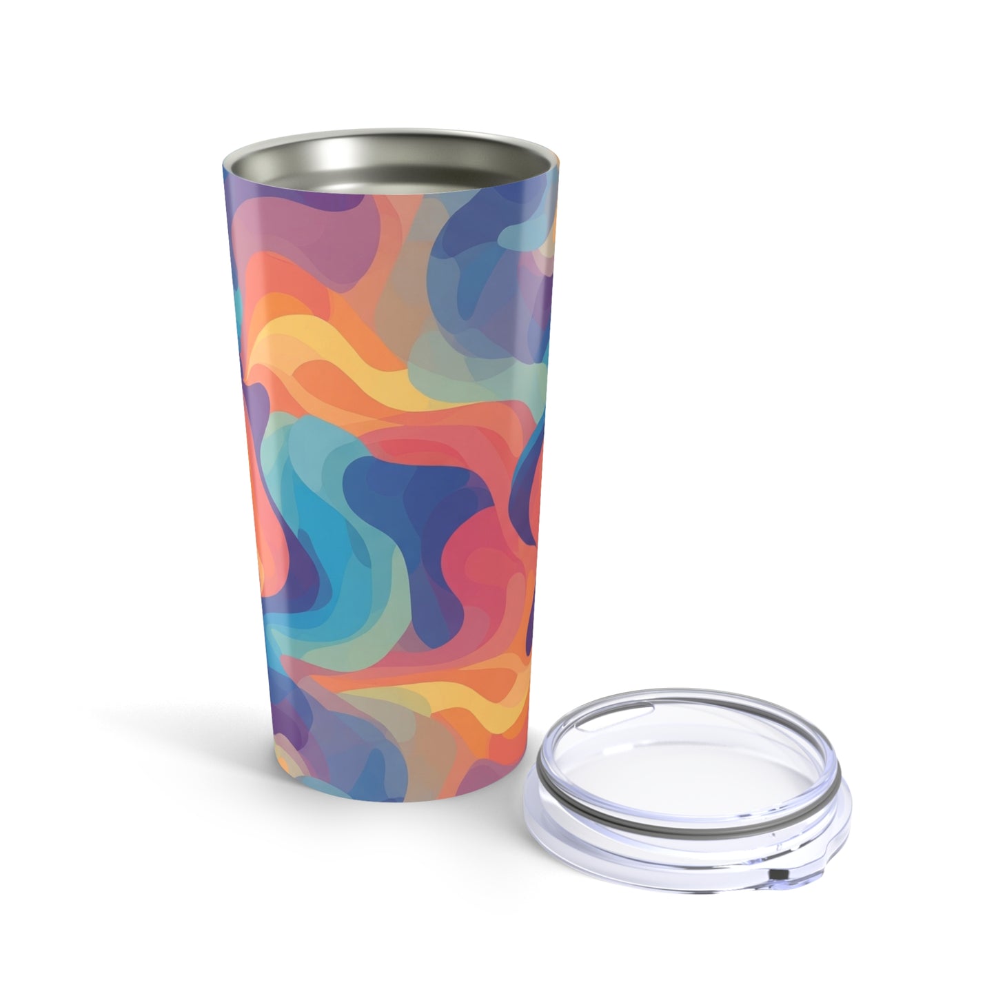 20oz Stainless Steel Tumbler With Double Wall Vacuum Insulation Spill Resistant Design For Hot Or Cold Beverages