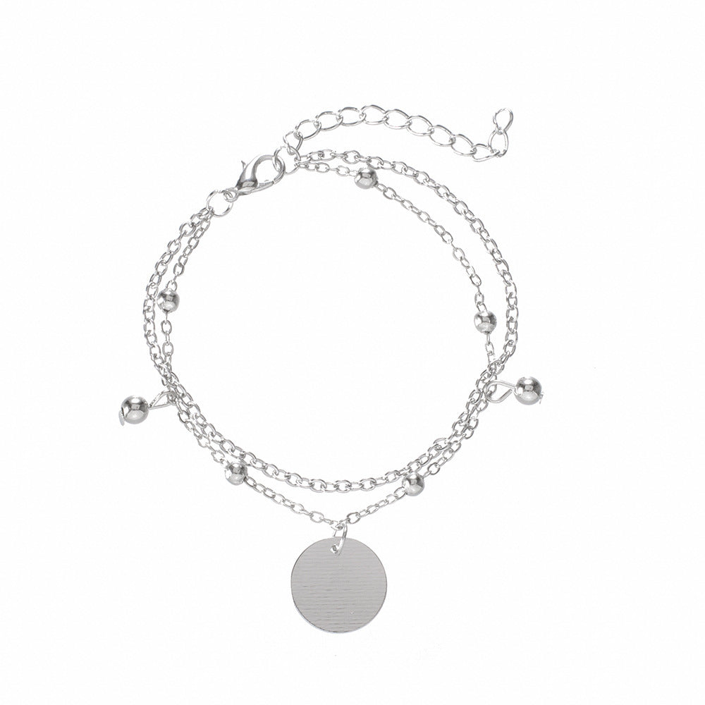 Silver Tassel Bracelet Electroplated Alloy Jewelry Boho Chic Fashion Bangle Elegant Accessory Elegant Gift Art