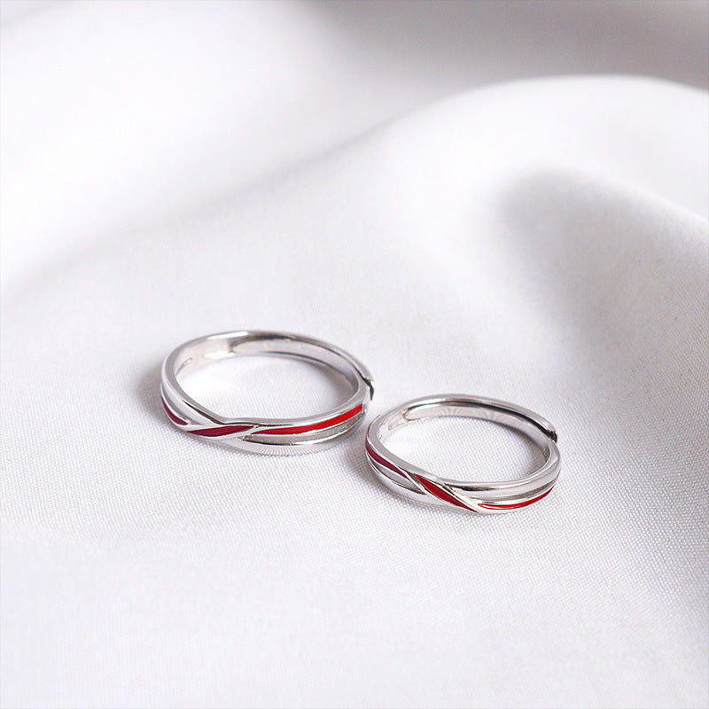 Geometric Couple Ring Set Matching Rings For Lovers