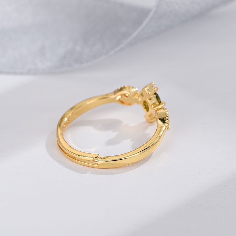 Open Mouth Zircon Ring For Women Diamond Studded Ellipse Geometric Korean Jewelry Everyday Sparkle Always For Her