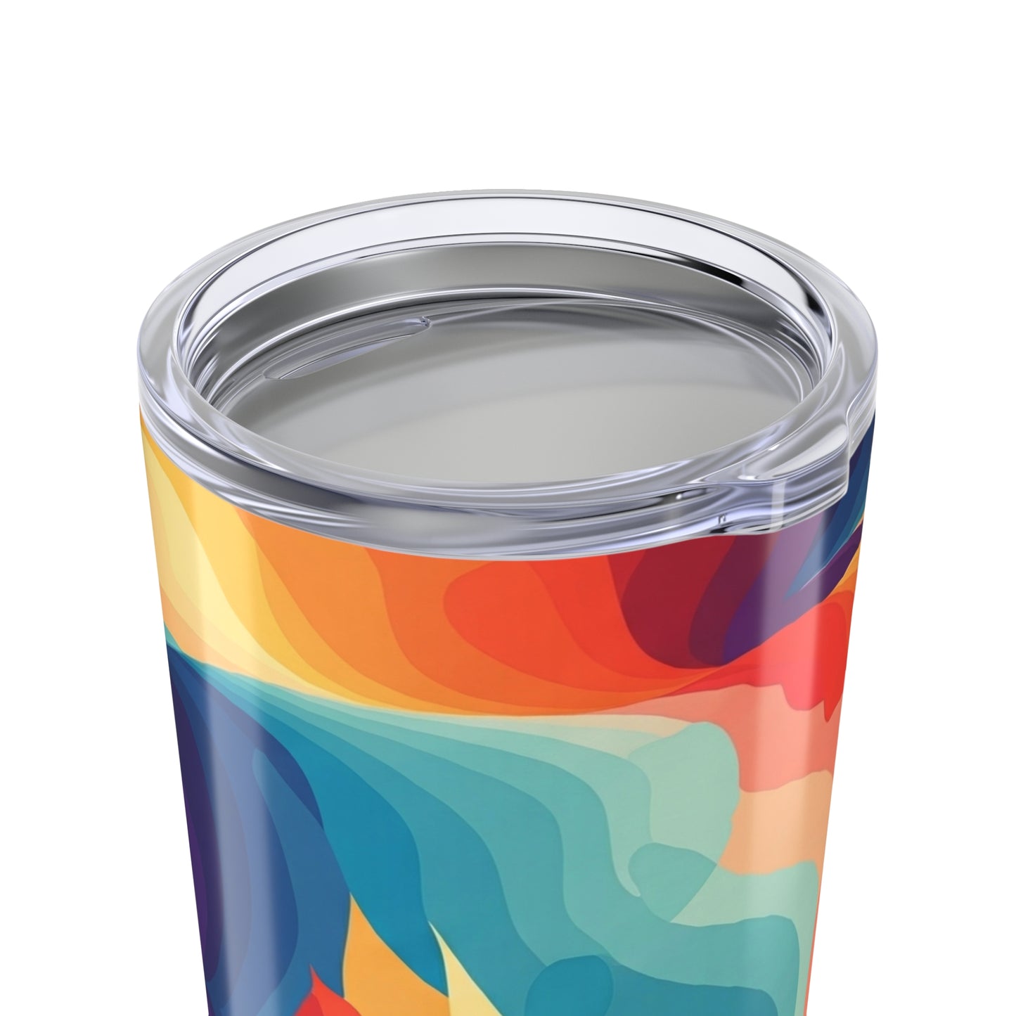 20oz Stainless Steel Tumbler With Double Wall Vacuum Insulation For Hot Or Cold Beverages Printed Design For Daily