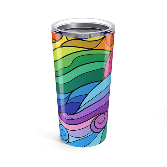 20oz Stainless Steel Tumbler With Vacuum Insulation Spill Resistant Thermal Durable Coffee Mug For Hot And Cold
