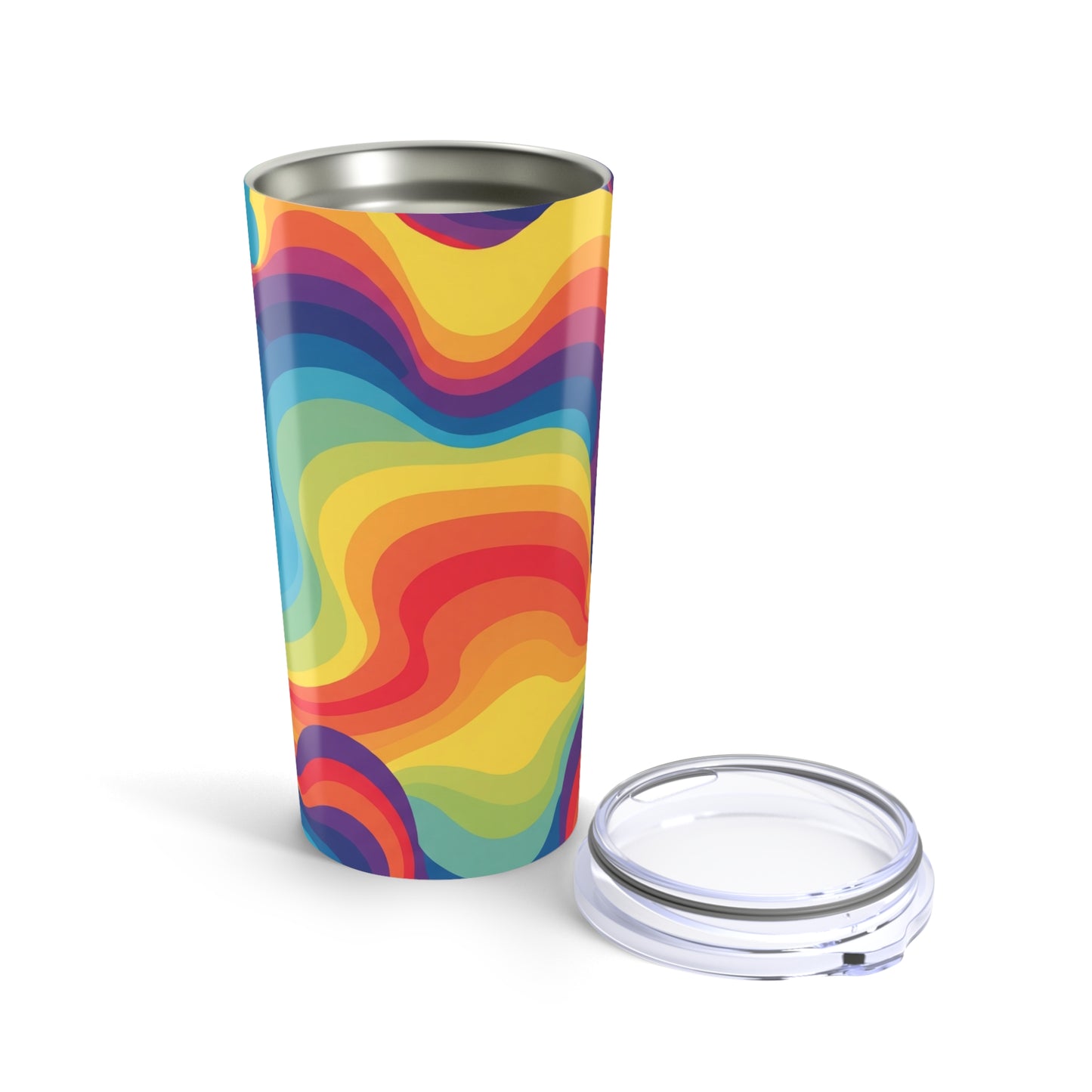 20oz Stainless Steel Coffee Cup With Double Wall Vacuum Insulation BPA Free Leak Proof Durable Printed Finish No