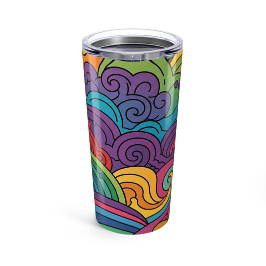 20oz Stainless Steel Travel Mug With Double Wall Vacuum Insulation Leak Proof Design And Dishwasher Safe For