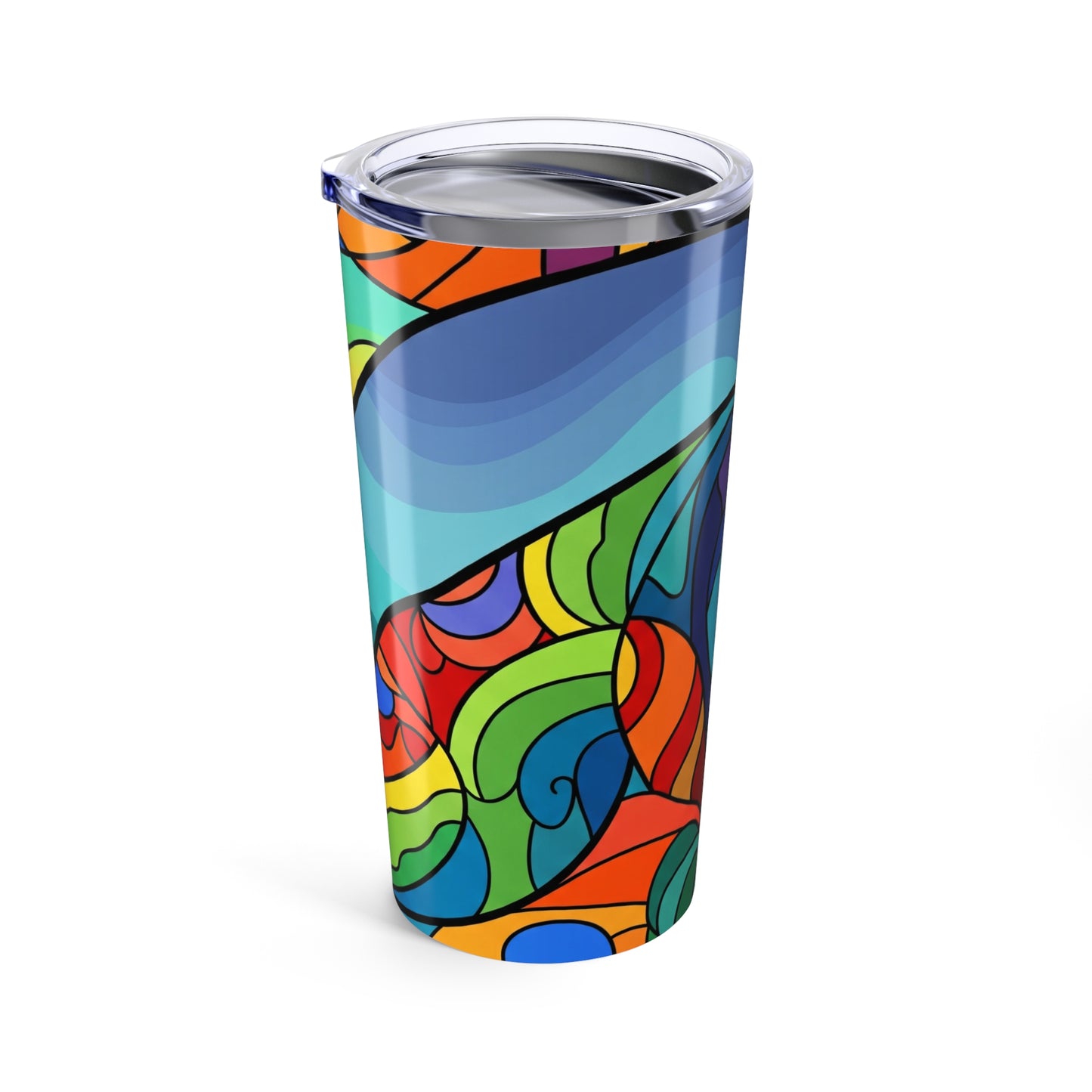 20oz Stainless Steel Tumbler With Double Wall Vacuum Insulation Leak Proof Travel Mug For Hot Or Cold Beverages