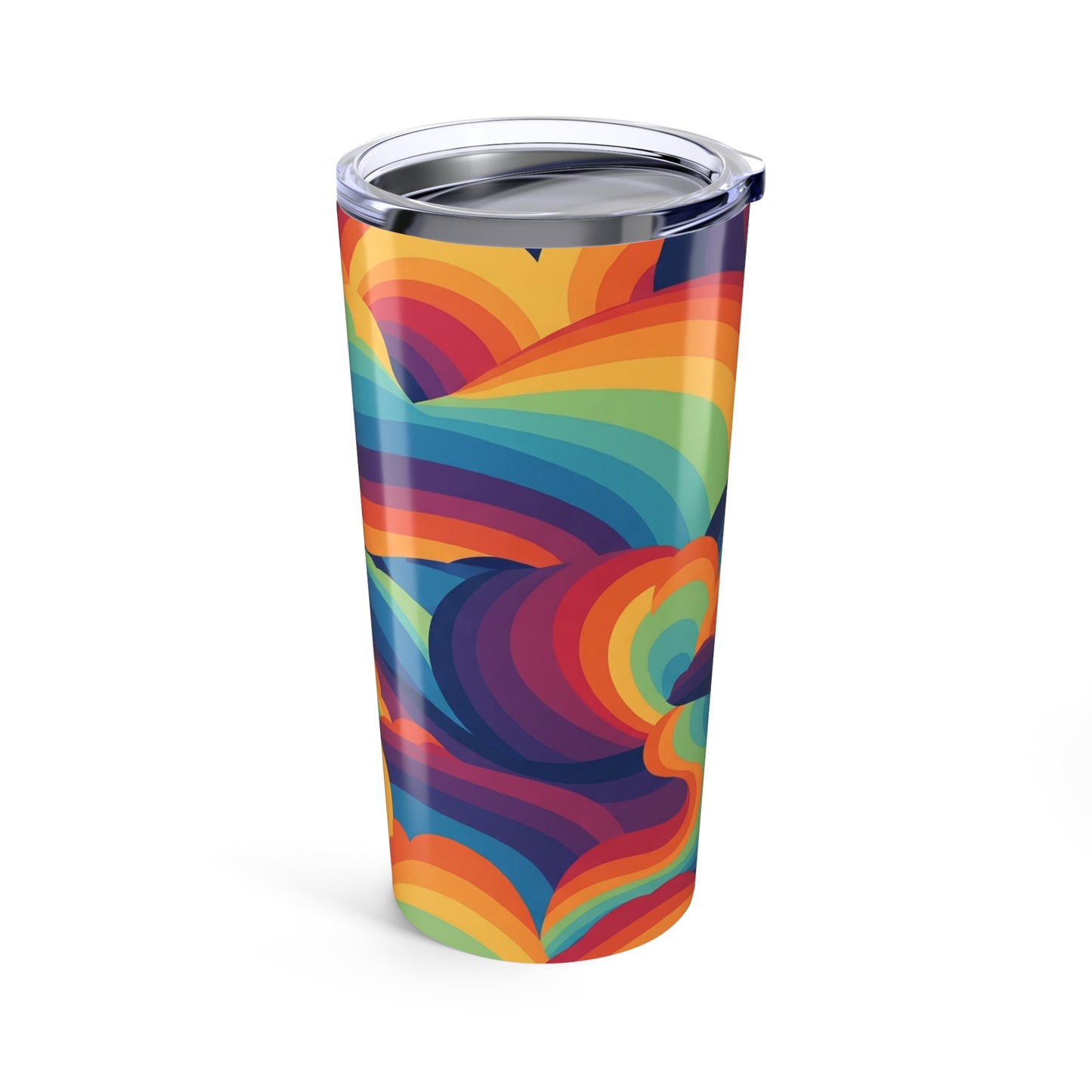 20 Oz Stainless Steel Printed Coffee Cup With Double Wall Vacuum Insulation Spill Resistant Travel Mug BPA Free