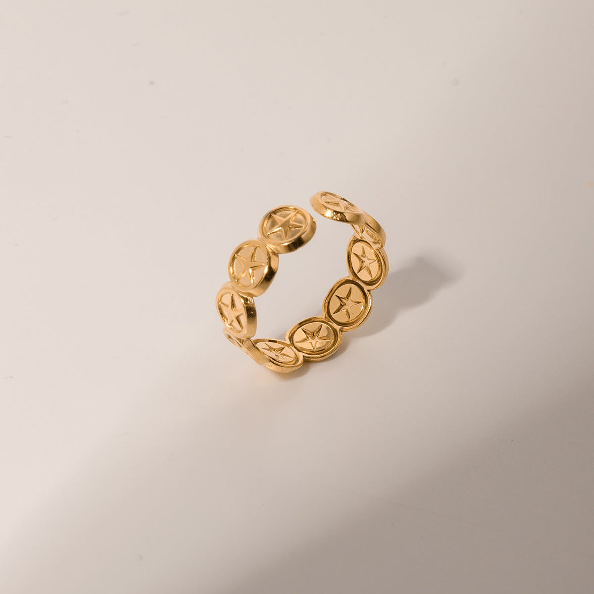 Stainless Steel Ring Personalized Allmatch Geometric Durable Versatile Fashion Jewelry Accessory For Everyday Wear