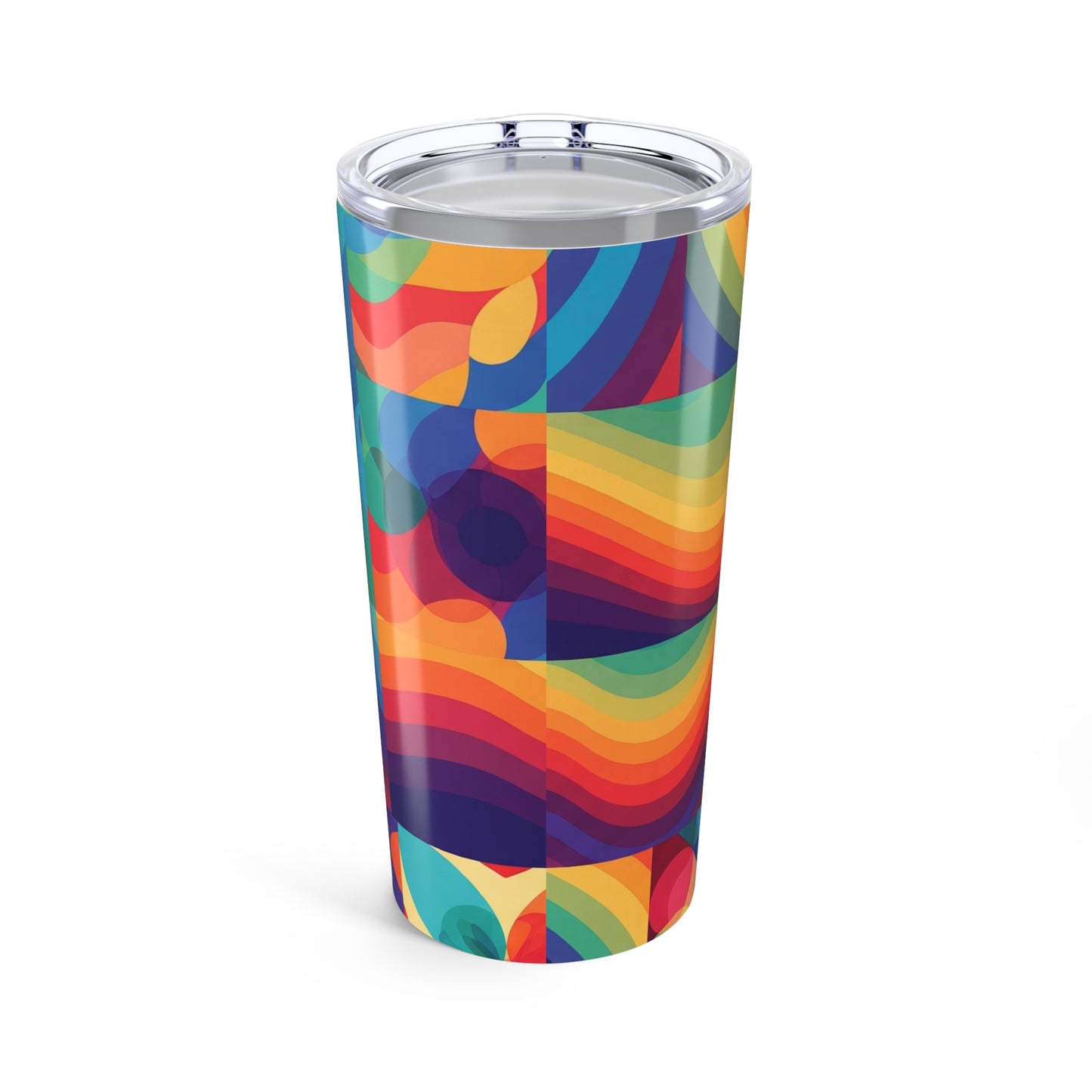 20oz Stainless Steel Printed Tumbler With Double Wall Insulation Spill Resistant BPA Free Coffee Cup For Everyday
