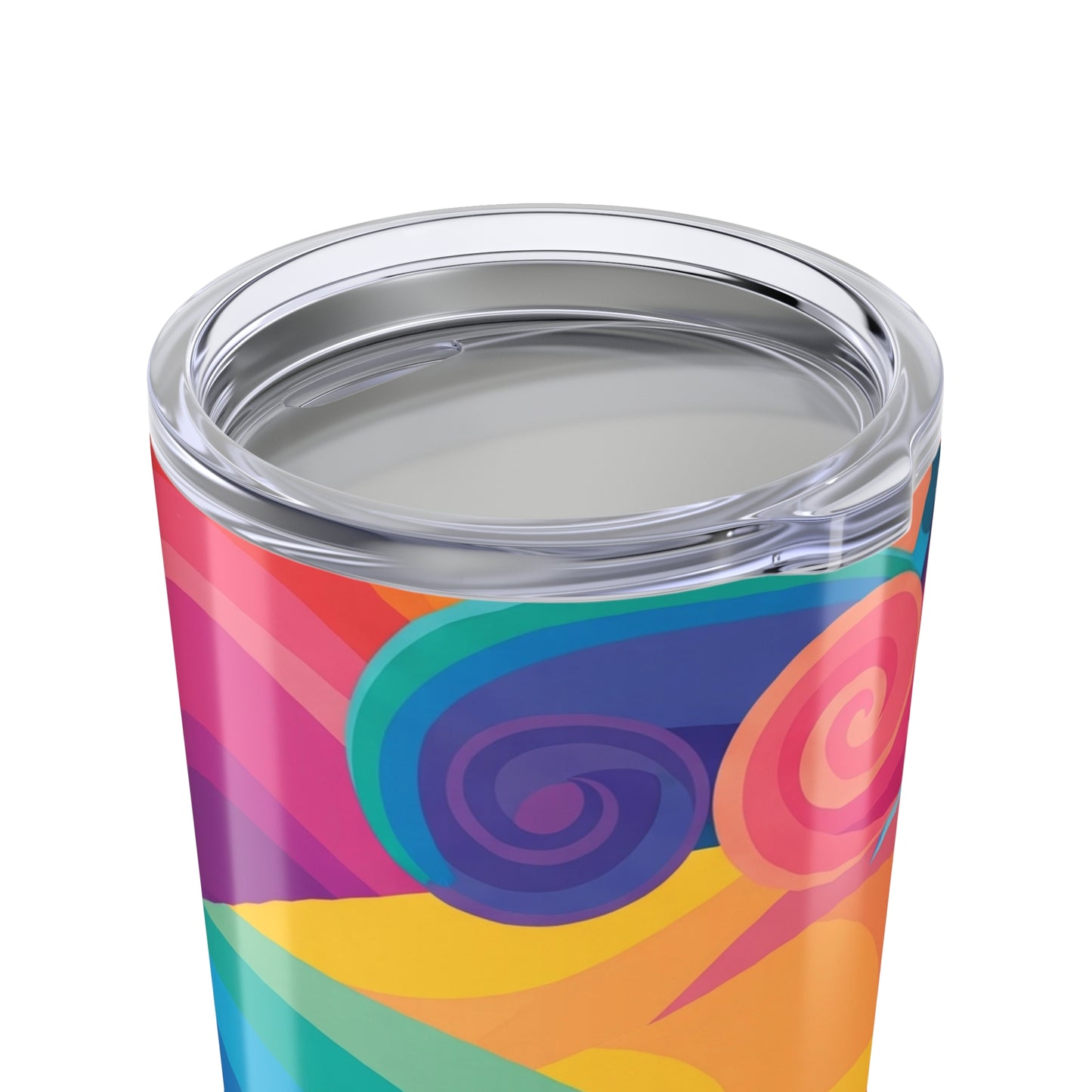 20 Oz Steel Tumbler Double Wall Vacuum Insulated Hot Cold Travel Mug Spill Resistant Printed Coffee Cup Drinkware