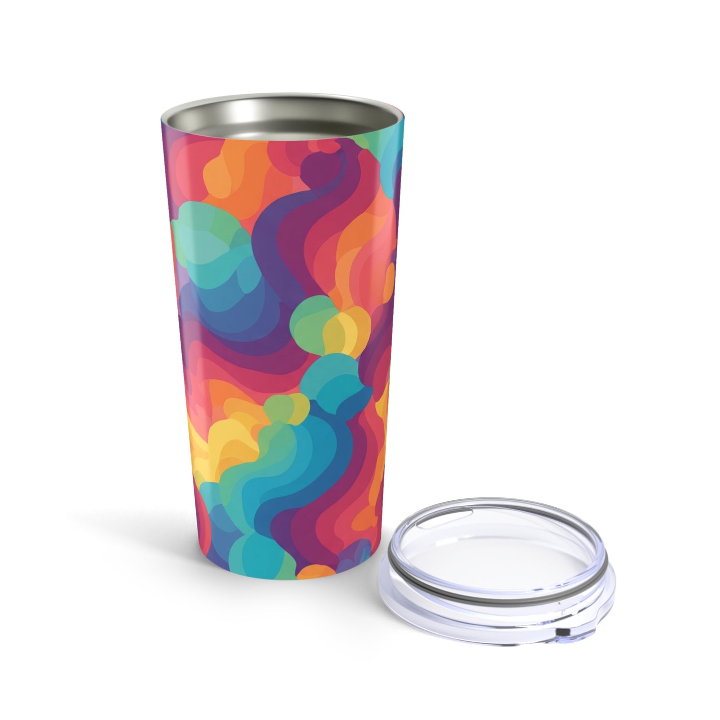 20oz Stainless Steel Tumbler With Double Wall Vacuum Insulation Design Spill Resistant For Hot And Cold Beverages