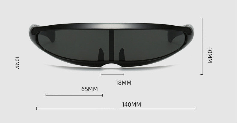 Unisex Dolphin Sunglasses for Outdoor Sports and Cycling with Polycarbonate Lenses and Flexible Normal Frame Design