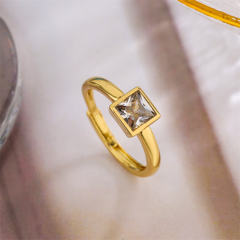 Adjustable Coppery Index Finger Ring For Women Unisex Fashion Jewelry Accessory Everyday Wear For Outfits Chic