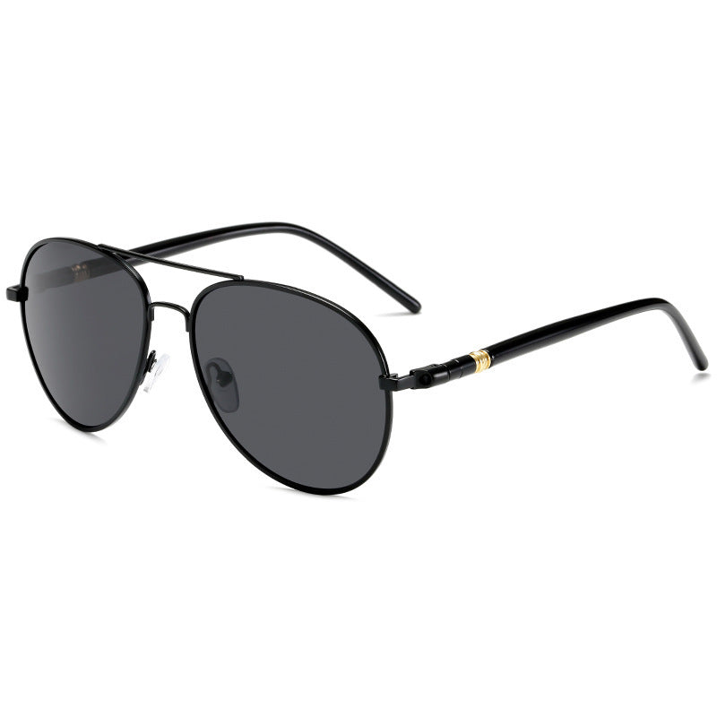 Mens Polarized Sunglasses UV400 Protection Metal Frame TAC Lens Enhanced Clarity 99 Percent Visible Light Transmission
