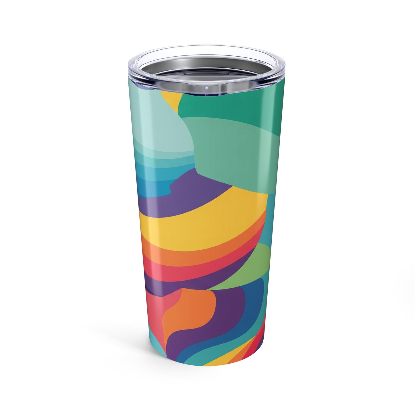 20oz Stainless Steel Tumbler With Printed Design Double Wall Vacuum Insulated Leak Proof BPA Free Coffee Mug Hot